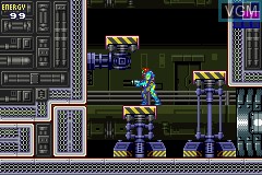 Image in-game du jeu Metroid Fusion sur Nintendo GameBoy Advance