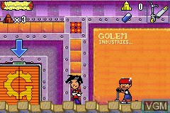 Image in-game du jeu Rocket Power - Beach Bandits sur Nintendo GameBoy Advance