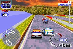 Image in-game du jeu TOCA World Touring Cars sur Nintendo GameBoy Advance