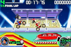 Image in-game du jeu Disney Sports - Motocross sur Nintendo GameBoy Advance