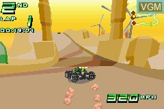 Image in-game du jeu Drome Racers sur Nintendo GameBoy Advance