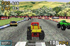 Image in-game du jeu Monster Truck Madness sur Nintendo GameBoy Advance