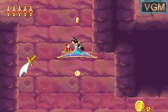 Image in-game du jeu Disney Princess sur Nintendo GameBoy Advance
