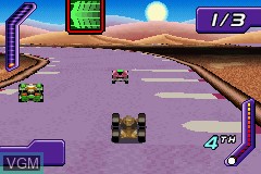 Image in-game du jeu Hot Wheels - World Race sur Nintendo GameBoy Advance