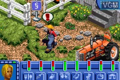 Image in-game du jeu Sims Bustin' Out, The sur Nintendo GameBoy Advance