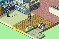 Image in-game du jeu RockMan EXE 4 Tournament - Red Sun sur Nintendo GameBoy Advance