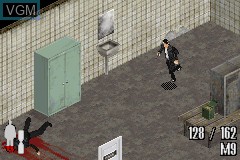 Image in-game du jeu Max Payne sur Nintendo GameBoy Advance