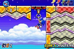 Image in-game du jeu Sonic Advance 3 sur Nintendo GameBoy Advance