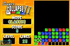 Image in-game du jeu Super Collapse! II sur Nintendo GameBoy Advance