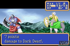 Image in-game du jeu Shining Force - Resurrection of the Dark Dragon sur Nintendo GameBoy Advance