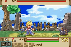 Image in-game du jeu Summon Night - Craft Sword Monogatari 2 sur Nintendo GameBoy Advance