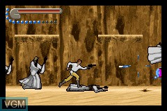 Image in-game du jeu Star Wars Trilogy - Apprentice of the Force sur Nintendo GameBoy Advance