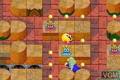 Image in-game du jeu Ms. Pac-Man Maze Madness sur Nintendo GameBoy Advance