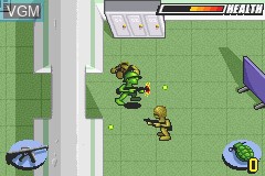 Image in-game du jeu Army Men Advance sur Nintendo GameBoy Advance