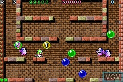 Image in-game du jeu Bubble Bobble - Old & New sur Nintendo GameBoy Advance