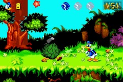 Image in-game du jeu Donald Duck Advance sur Nintendo GameBoy Advance