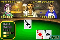 Image in-game du jeu World Championship Poker sur Nintendo GameBoy Advance