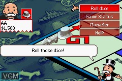 Image in-game du jeu Monopoly sur Nintendo GameBoy Advance