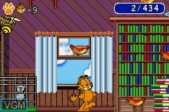Image in-game du jeu Garfield - The Search For Pooky sur Nintendo GameBoy Advance
