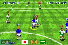 Image in-game du jeu Formation Soccer 2002 sur Nintendo GameBoy Advance