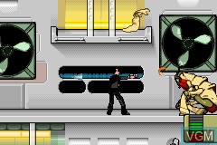 Image in-game du jeu Men in Black - The Series sur Nintendo GameBoy Advance