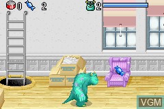 Image in-game du jeu Monsters, Inc. sur Nintendo GameBoy Advance