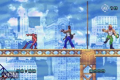 Image in-game du jeu Spider-Man sur Nintendo GameBoy Advance