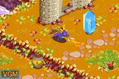 Image in-game du jeu Spyro - Season of Ice sur Nintendo GameBoy Advance