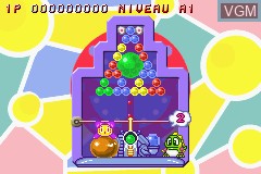 Image in-game du jeu Super Bust-A-Move sur Nintendo GameBoy Advance
