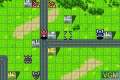 Image in-game du jeu Super Robot Taisen A sur Nintendo GameBoy Advance