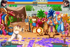 Image in-game du jeu Super Street Fighter II Turbo - Revival sur Nintendo GameBoy Advance