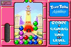 Image in-game du jeu Tiny Toon Adventures - Wacky Stackers sur Nintendo GameBoy Advance