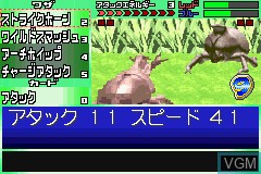 Image in-game du jeu Konchuu Monster - Battle Stadium sur Nintendo GameBoy Advance