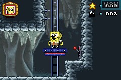 Image in-game du jeu SpongeBob SquarePants - Lights, Camera, Pants! sur Nintendo GameBoy Advance