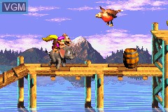 Image in-game du jeu Donkey Kong Country 3 sur Nintendo GameBoy Advance