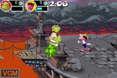Image in-game du jeu Shrek Super Slam sur Nintendo GameBoy Advance