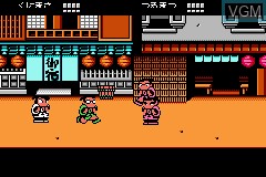 Image in-game du jeu Kunio-Kun Nekketsu Collection 3 sur Nintendo GameBoy Advance