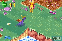 Image in-game du jeu Spyro Superpack - Spyro - Season of Ice / Spyro 2 - Season of Flame sur Nintendo GameBoy Advance