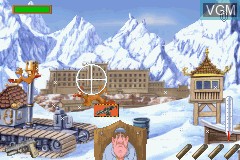 Image in-game du jeu Chicken Shoot 2 sur Nintendo GameBoy Advance