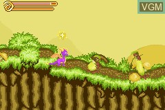 Image in-game du jeu Legend of Spyro, The - A New Beginning sur Nintendo GameBoy Advance