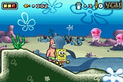 Image in-game du jeu 2 Games in 1 - The SpongeBob SquarePants Movie / SpongeBob SquarePants and Friends in Freeze Frame Frenzy sur Nintendo GameBoy Advance