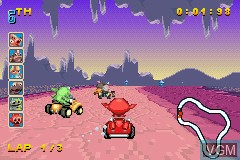 Image in-game du jeu Cocoto Kart Racer sur Nintendo GameBoy Advance