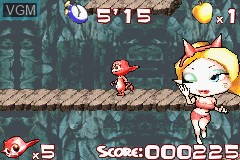 Image in-game du jeu Cocoto Platform Jumper sur Nintendo GameBoy Advance