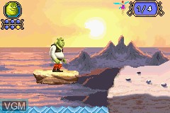 Image in-game du jeu Shrek the Third sur Nintendo GameBoy Advance