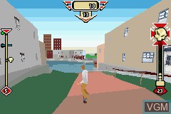 Image in-game du jeu Tony Hawk's Downhill Jam sur Nintendo GameBoy Advance