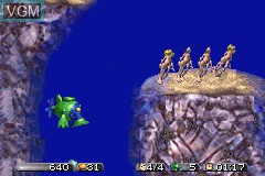 Image in-game du jeu Amazing Virtual Sea-Monkeys, The sur Nintendo GameBoy Advance