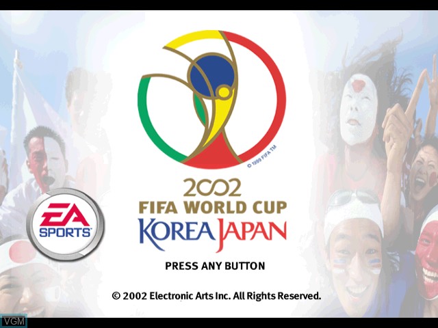 Image de l'ecran titre du jeu 2002 FIFA World Cup sur Nintendo GameCube