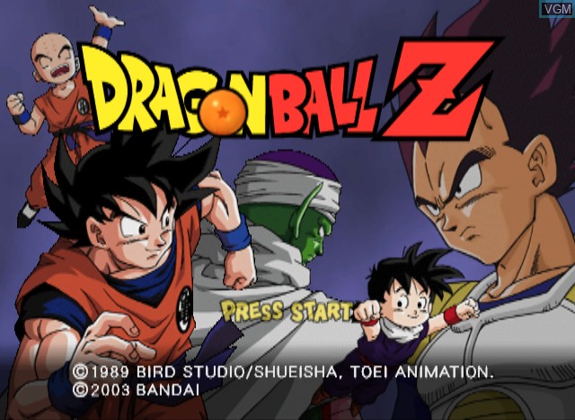 Image de l'ecran titre du jeu Dragon Ball Z - Budokai sur Nintendo GameCube