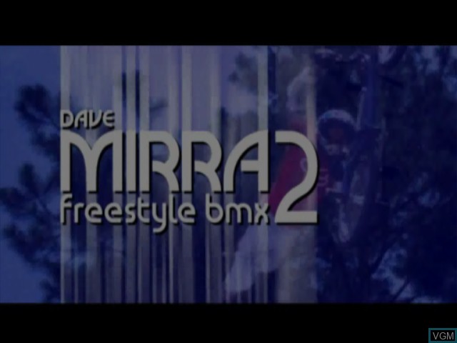 Image de l'ecran titre du jeu Dave Mirra Freestyle BMX 2 sur Nintendo GameCube
