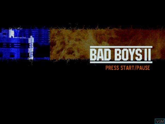 Image de l'ecran titre du jeu Bad Boys II sur Nintendo GameCube